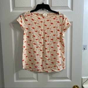 Kate spade flamingo top